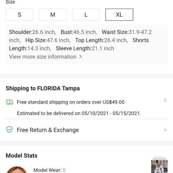 TIE DYE SHORTS SET lavender - Picture 6 of 9